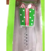Mainstreet Collection Cork Screw and Bottle Cork Christmas Present Theme NWT