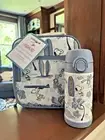 SNOOPY Pottery barn school LUNCH BOX Bag Peanuts+WATER bottle Disney Beach pre-k