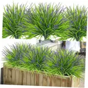 36 Pcs Artificial Flowers for Outdoors, UV Resistant Fake 36pcs Vivid Purple