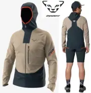 DYNAFIT traverse dst jacket trail running softshell water wind resistant mens M