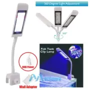 2 Modes LED Aquarium Light Fish Tank Light Clip for Landscaping Small Fish Tank