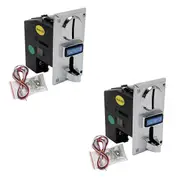 2PCS 616 Multi Coin Acceptor Electronic Roll Down Coin Acceptor Selector Mechanism Vending Machine Photo Color