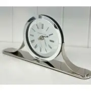 Mirror Clock for Mantel 32 cm x 15.5 cm Art Deco Hamptons Glamptons Style Decor