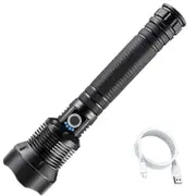 9900000Lumens Super Bright Tactical Flashlight Zoomable Rechargeable Torch Light