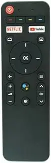 Voice Remote Control for Kogan HTR-U28 KALED32RH9000SUA RCKGNTVU002 KALED43RF9000SUA,for Haier HTR-U28 LE40K6600G H50S6UG H65S6UG H55S6UG 4K Smart LED Android TV