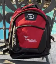 New With Tags Cardinal Ogio Backpack Red and Black Multifunction Adjustable