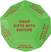 Santa Swap Giftes Exchange Dice - Christmas Dice Giftes Exchange Game, Giftes Exchange Dice, 12 Different Sides Christmas Game Dice, Giftes Swap Dice for Family Game Nights