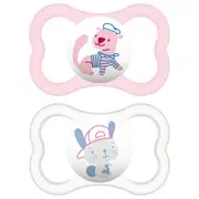 Mam Baby Dummy Air 6+ pink silicone 2U