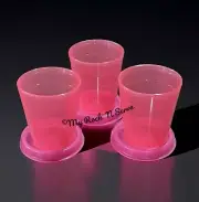 Tupperware Midget Pill , Condiments Set of 3 Pink New