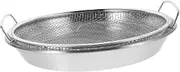 HEALEEP Kitchen Oil Filter Basket Stainless Steel Drain Rack Mesh Strainer Vegetable Drainer