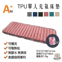 在飛比找樂天市場購物網優惠-ATC TPU床墊 TPU充氣床睡墊 單人 充氣床 床墊 睡