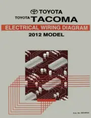 2012 Toyota Tacoma Wiring Diagrams Schematics Layout Factory OEM