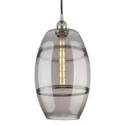 Innovations Lighting 616-1P 19 10 Vaz Pendant Vaz 10"W Cord-Hung - Brushed Satin