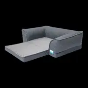 Cozy Tails Cooling Fold Out Sofa Dog Bed In Starry Grey