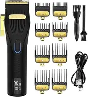 Rechargeable Hair Clippers, Beard Trimmer, Home Haircut Kit, Cordless Barber Grooming Sets, Trimmer for Men with Beard Trimmer