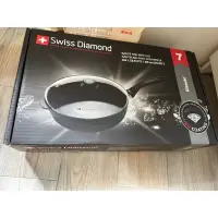 在飛比找蝦皮購物優惠-全新[Swiss Diamond]瑞仕鑽石圓深煎鍋26cm(