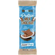 Vitawerx Protein Milk Chocolate Bar Coconut Rough 35g (Pack of 12)