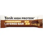 Tonik Nutrition Protein Bar Chocolate Peanut 50g(Pack of 12)