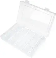 GARIOUANS 1 Set Clear Coin Collection Box Protective Coin Case Transparent Storage Container Display Organize Safely