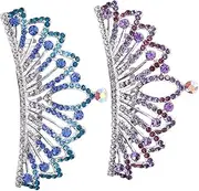 [HONMEET] Comb Accessory Silver Diamond for Girls for Birthday Special Occasions