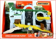 Matchbox JUNGLE ADVENTURE Play Set + CAR - Lights & Sounds Portable NEW