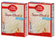 Betty Crocker Super Moist White Cake Mix 2 Pack