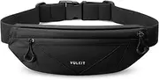 VULKIT Waist Fanny Pack Running Belt for Women Men Waterproof Bum Bag with Adjustable Buckle Elastic Strap Fits for Under 7'' Phones Hiking Walking Gift Travel Outdoors