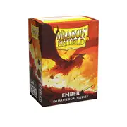Dragon Shield - Standard Dual Matte Ember Sleeves 100 pack
