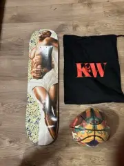 Kehinde Wiley Skateboard Deck & Basketball Hot! Edition 93/300