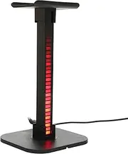 SEWACC RGB Headphone Stand with Sound Sensor Removable Hanger for Accessories Non Slip Base and Scratch Resistant Design Creates an Immersive Gaming Atmosphere