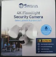 Swann 4K Floodlight Security Camera, 4K Ultra HD (SWIFI-4KFLOCAM-US)