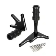 Black 3D Engrave Frame Sliders Crash Protector For HONDA MONKEY 125 2018-2021