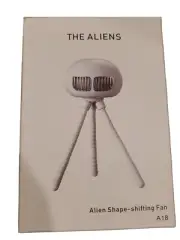 Fan - Alien Shape Shifting Fan Portable Fan for Desktops Strollers Pink A18