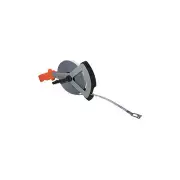 100m/330ft Tape Measure White Enamelled Steel - Aluminium V Frame