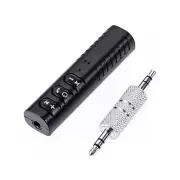 Audio Stereo Music Home Car Receiver Wireless Bluetooth AUX 3.5mm Jack Adapter e