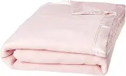 JBBLWPIS/D Australian Plain Wool Blanket Dusky Pink SB/DB