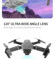 KBDFA 2023 New E88 Pro WIFI FPV Drone Wide Angle HD 4K 1080P Camera Height Hold