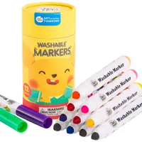 在飛比找松果購物優惠-JarMelo 創意美學兒童可水洗彩色筆12色 (9.4折)