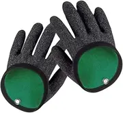 Anlayliay Left and Right Professional Catch Fish Latex Fishing Glove Antiskid Protect Hand Puncture Scrapes Fisherman