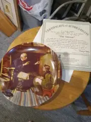 Knowles Norman Rockwell Bradford Exchange Plate "The Veteran" 1988 limited