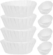 WEKADRIN 50 pcs Basque Cake Liners No Fold Greaseproof Paper Baking Supplies for Effortless Cake Preparation for Kitchen and Dining Room Use