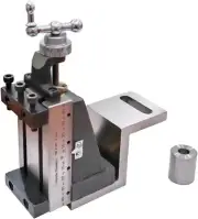 Mini Vertical Milling Slide Mounted on Z Type Angle Plate -Direct Fit for Mini L