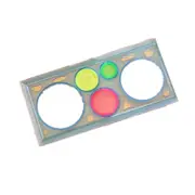 Colorful Drawing Template Color Kaleidoscope Korea Stationery Painting Ruler Set Patchwork Ruler
