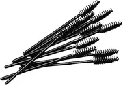 Leona Co 10/20/50/100/200/300pcs Disposable Mascara Wands Eyelash Brush Brow Brushes Applicators Lash Spoolies for Eye Lash Extension (10pcs)