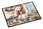 NEW Cavalier Spaniel The Chef Doormat Front Door Mat Indoor Outdoor Rugs for