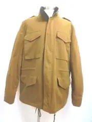 J CREW WALLACE AND BARNES J CREW MEN'S WAXED COTTON COAT JACKET LARGE #E1288