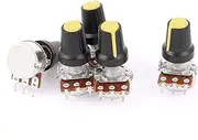 Aexit 5 (Potentiometer) Pcs B10K 10K Ohm 3 Terminals Rotary Audio B Type (68ry731qf206) Potentiometer Pot