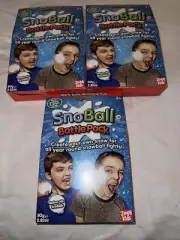 SnoBall BattlePack 100% Safe Playtime Fun Makes 60+ Snowballs 2.82 oz. (3 Boxes)