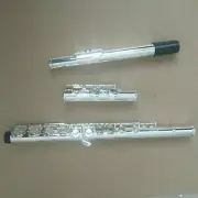 Excellent Flute with Case 16 Closed Holes C Tone E Key Concert Band