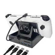 6IN1 Replacement Docking Station Cooling Fan Charging Station for ASUS ROG ALLY